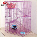 Cage pliable de chat d&#39;animal familier de fil de haute qualité, cages pour des chats